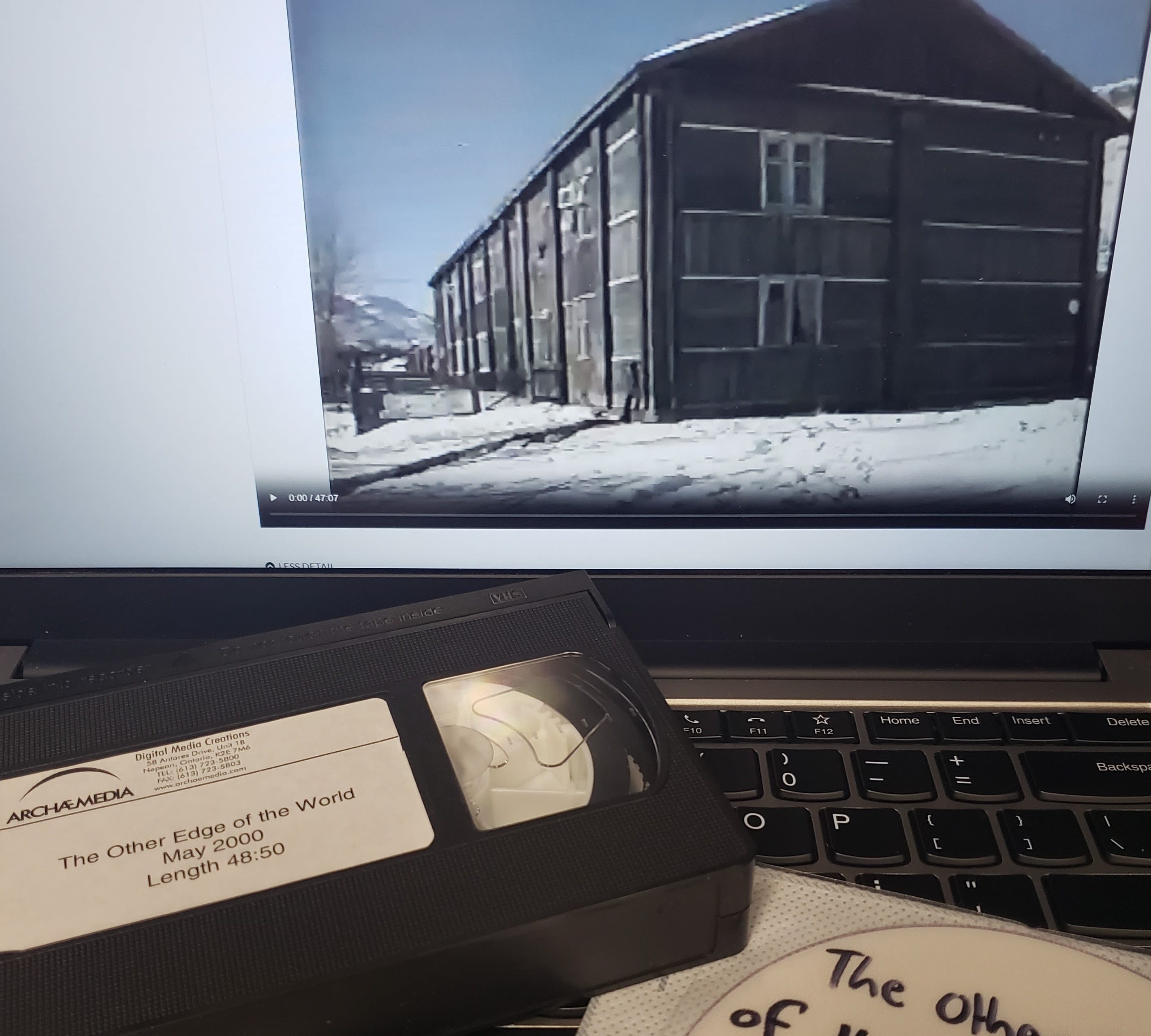 ᑕᕆᔭᕋᒃᓴᖅ The Other Edge of the World ᑕᑯᒃᓴᐅᔪᓐᓇᕐᑐᖅ ᖃᕆᑕᐅᔭᒃᑯᑦ, ᐊᒻᒪ ᐊᑐᐃᓐᓇᐅᓪᓗᑎᒃ VHS ᓂᐱᓕᐅᕐᓯᒪᔪᑦ ᐊᒻᒪ ᕿᓪᓕᕐᑐᓃᑦᑐᑦ ᑕᕐᕆᔭᒐᒃᓴᖅ.